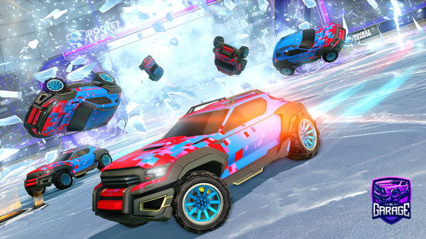 A Rocket League car design from HELL78