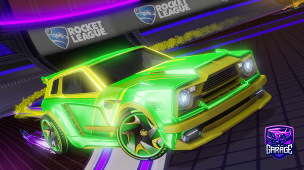 A Rocket League car design from GBTzombie
