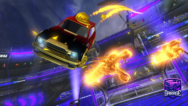 A Rocket League car design from supergoldgtr