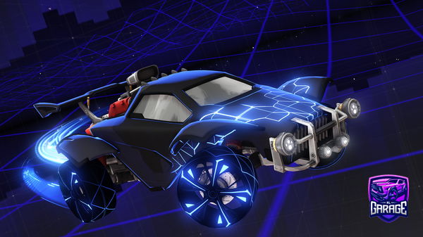 A Rocket League car design from parallax_X-games