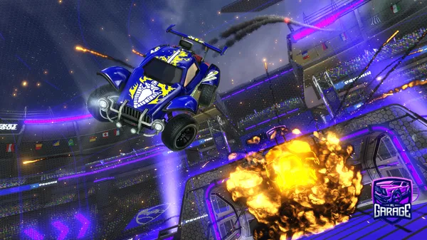 A Rocket League car design from Ricky21