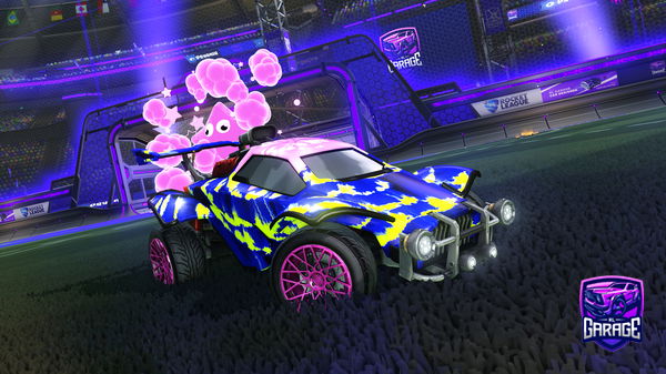 A Rocket League car design from Verrkami