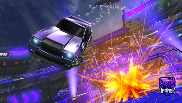 A Rocket League car design from SchelckPoirot