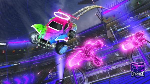 A Rocket League car design from BLUEflair77