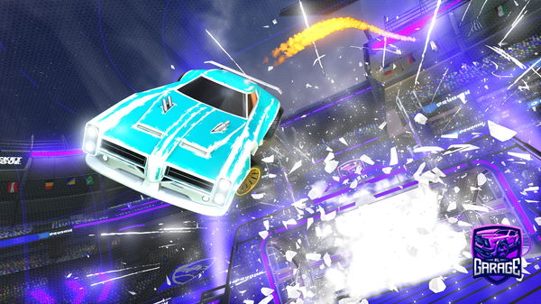 A Rocket League car design from BrowBruder