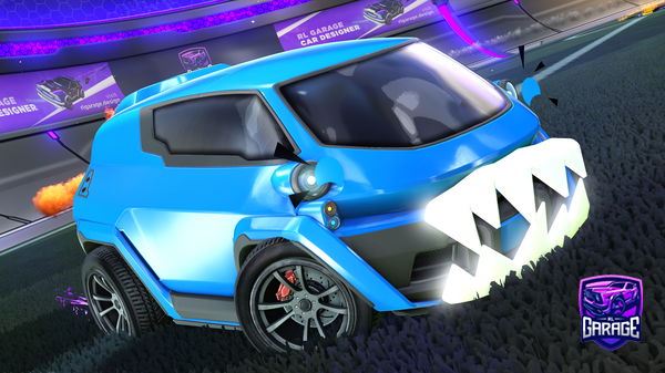 A Rocket League car design from wibbleWobble454