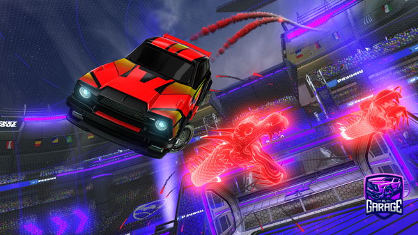 A Rocket League car design from DmEyes