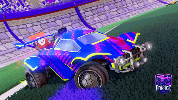 A Rocket League car design from lomono