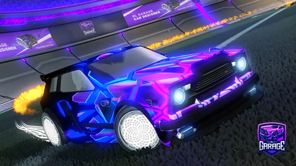 A Rocket League car design from NetfishHun