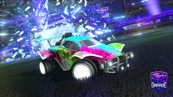 A Rocket League car design from Poulpium