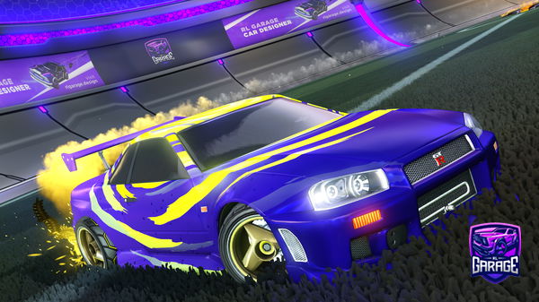 A Rocket League car design from Purple_god6674