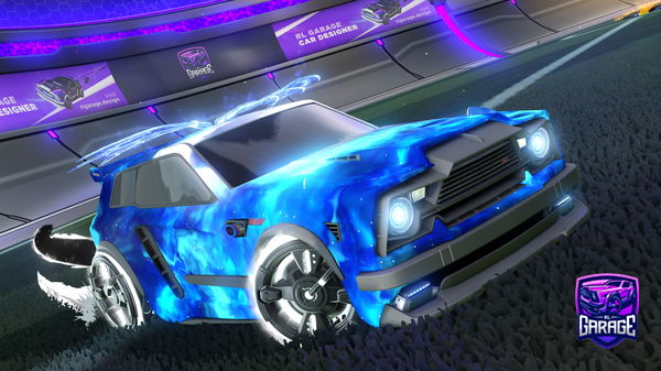 A Rocket League car design from SoraZora