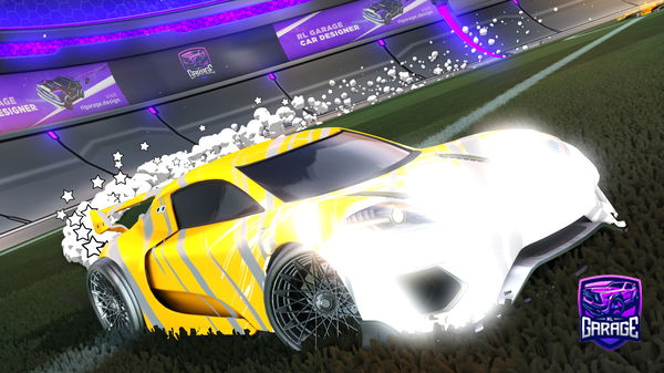 A Rocket League car design from supernoobbers