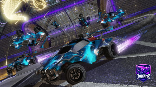 A Rocket League car design from LostPillow