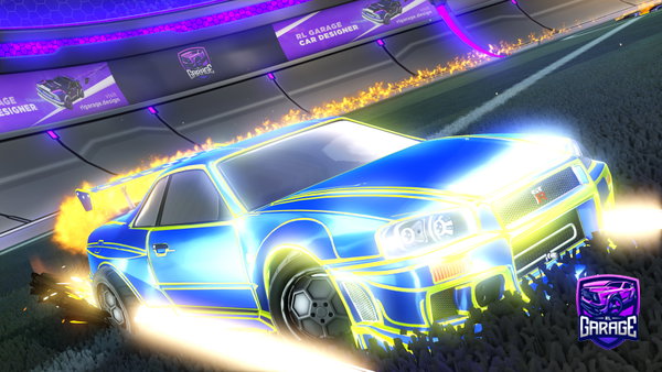 A Rocket League car design from PenguinJr