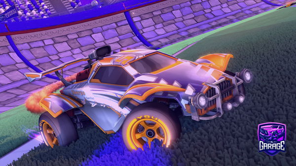 A Rocket League car design from MrSpyNa