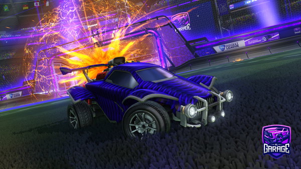 A Rocket League car design from Dude_skull07