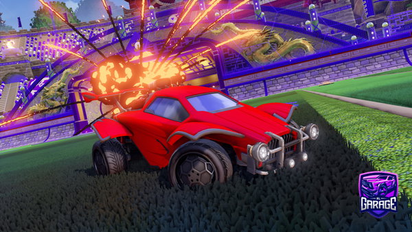 A Rocket League car design from OMB_WEEZY