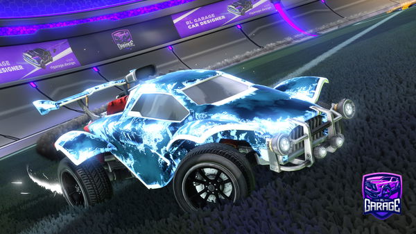 A Rocket League car design from Fennec__18