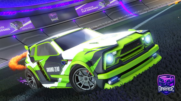 A Rocket League car design from lomono