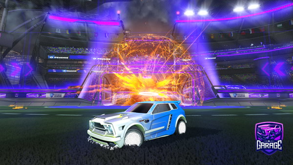 A Rocket League car design from dxc4f