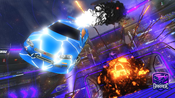 A Rocket League car design from henriquealejo