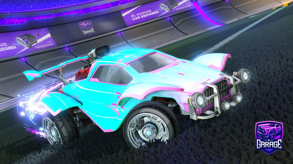 A Rocket League car design from Staticklips