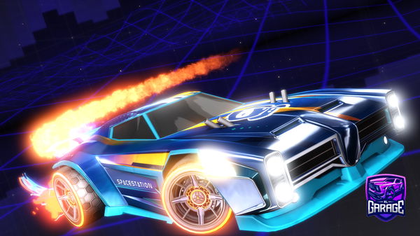A Rocket League car design from P3pap1g