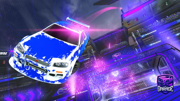 A Rocket League car design from Gummicreeper123