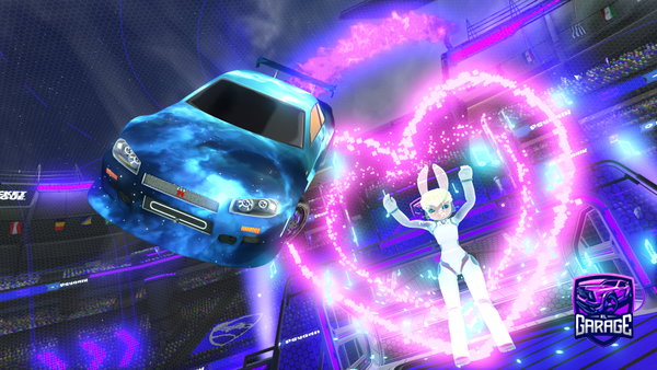 A Rocket League car design from lfonscokke