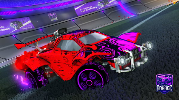 A Rocket League car design from lvrmantel