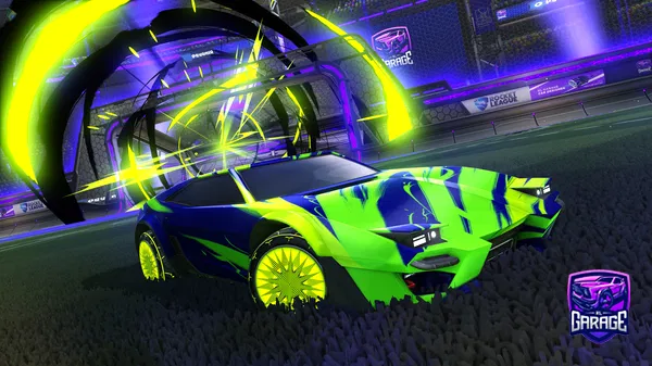 A Rocket League car design from Echo_2528a