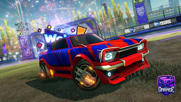 A Rocket League car design from Goldenshot9508