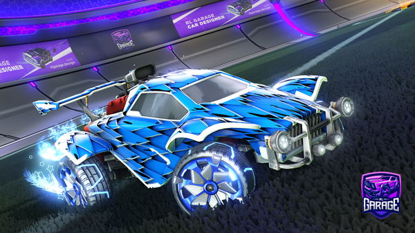 A Rocket League car design from NyroXx_V