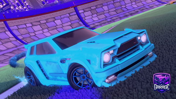 A Rocket League car design from MATERILZ