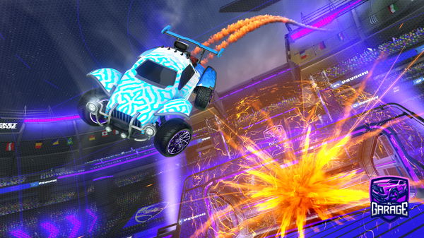 A Rocket League car design from deroxz111