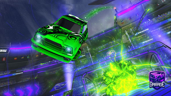 A Rocket League car design from Syther266