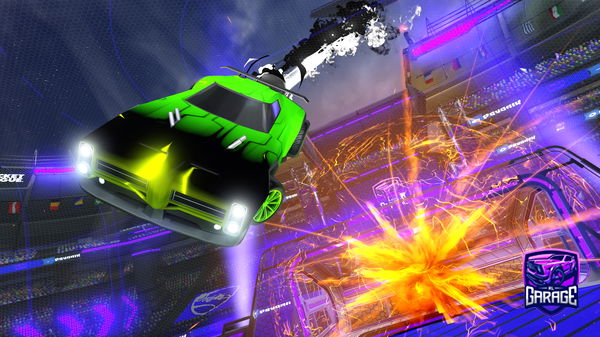 A Rocket League car design from rafaelhm015