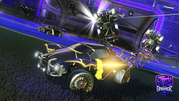 A Rocket League car design from TradeCity