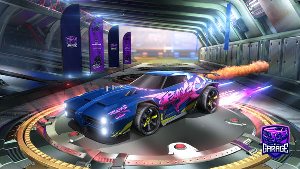 A Rocket League car design from Rpllnts