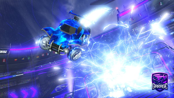 A Rocket League car design from Shining_Nico