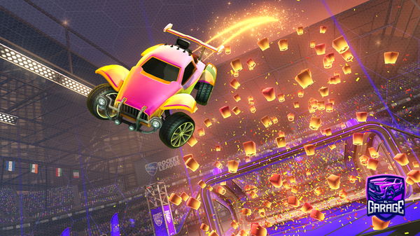 A Rocket League car design from Zyro747