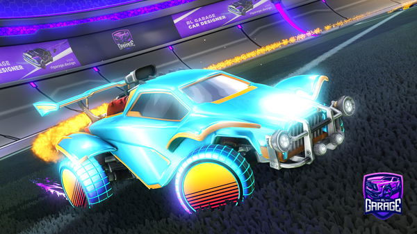 A Rocket League car design from Kuziolek