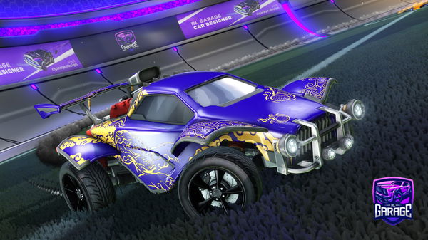 A Rocket League car design from br3cci144