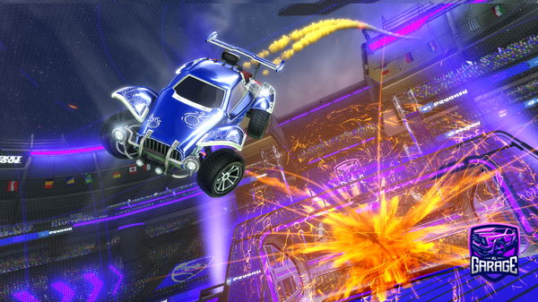 A Rocket League car design from Cosmotiz