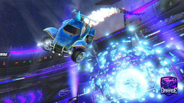 A Rocket League car design from GuyGameKiller