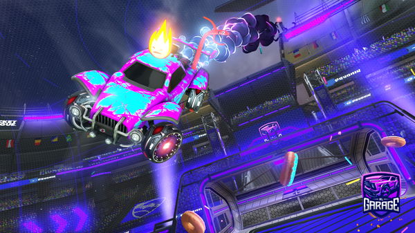 A Rocket League car design from Oferistka