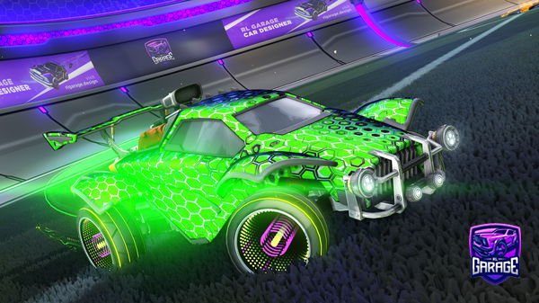 A Rocket League car design from Wyotron