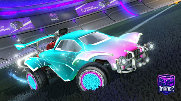 A Rocket League car design from CLT_Mizu