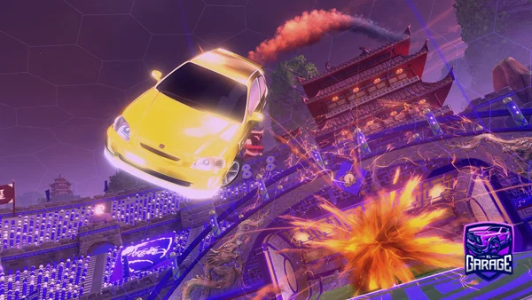 A Rocket League car design from Dragoncitow